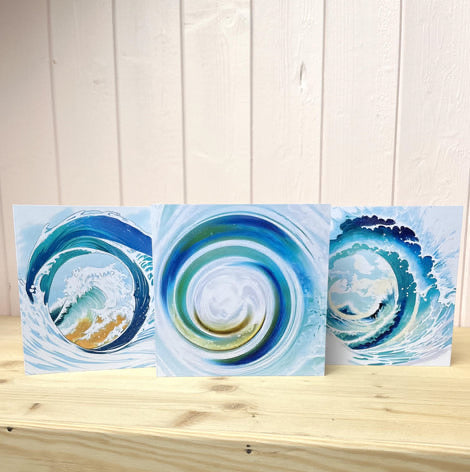 Greetings Cards - Crashing Waves