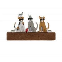 Beach Doggies with ball