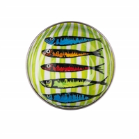 Rainbow Stainless Steel Sardine Bowl