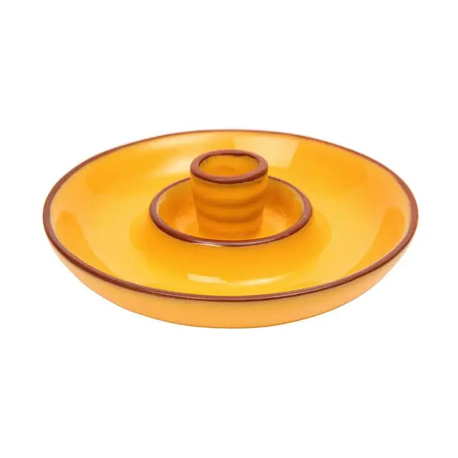 Sintra Glazed Terracotta Olive Dish