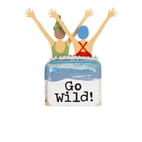 Women wild swimming