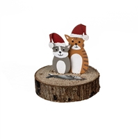 Christmas cats and fish
