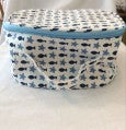 Large round wash bag