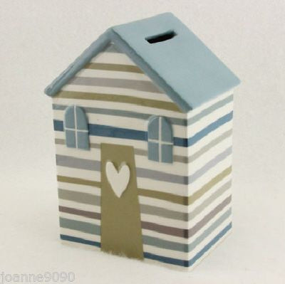 Beach Hut Money Box