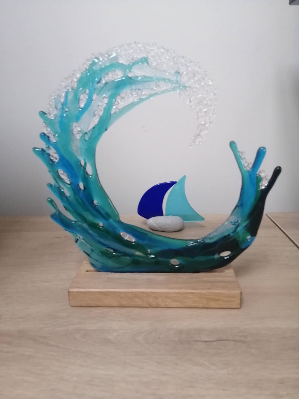 Sea Splash Glass Art