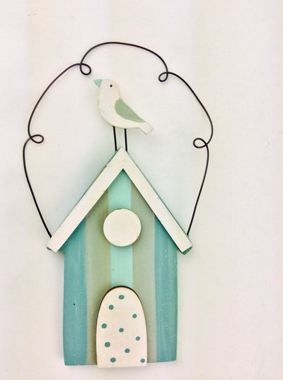Beach Hut with Seagull Hanger