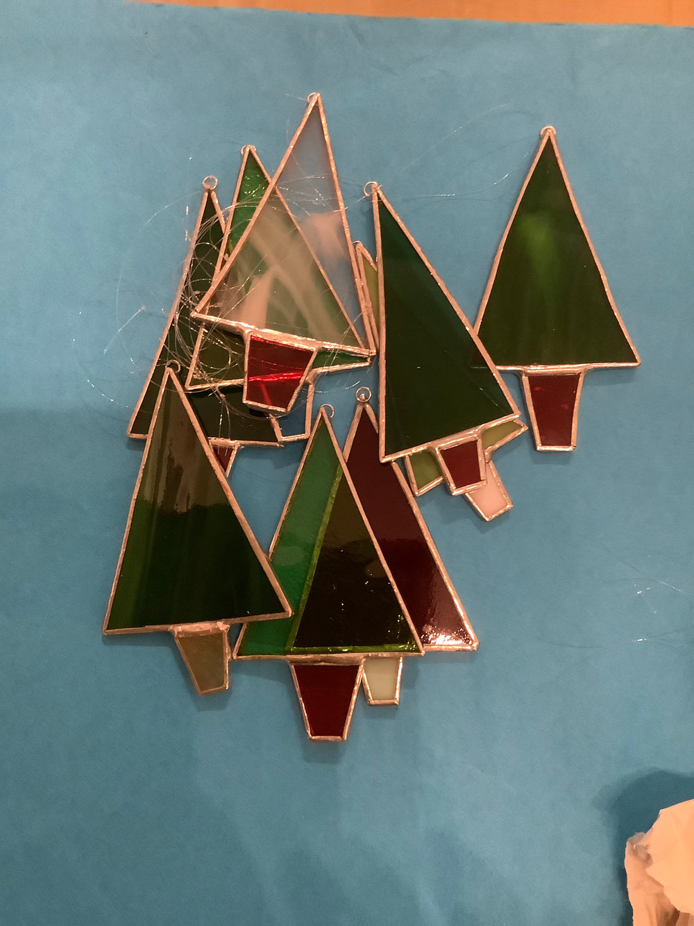Lin Fletcher Glass Christmas Decorations