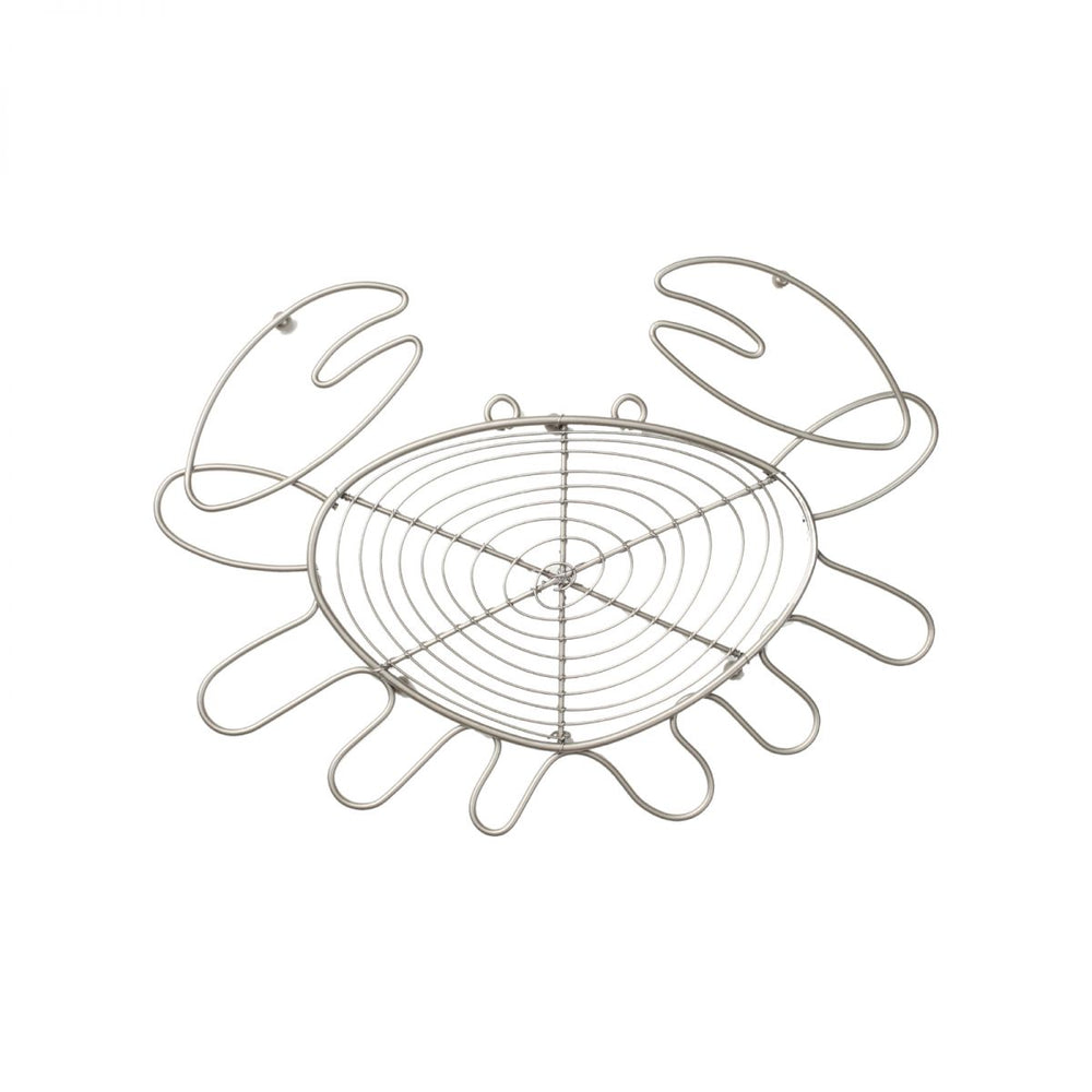 Ocean Crab Trivet - Satin Grey wire